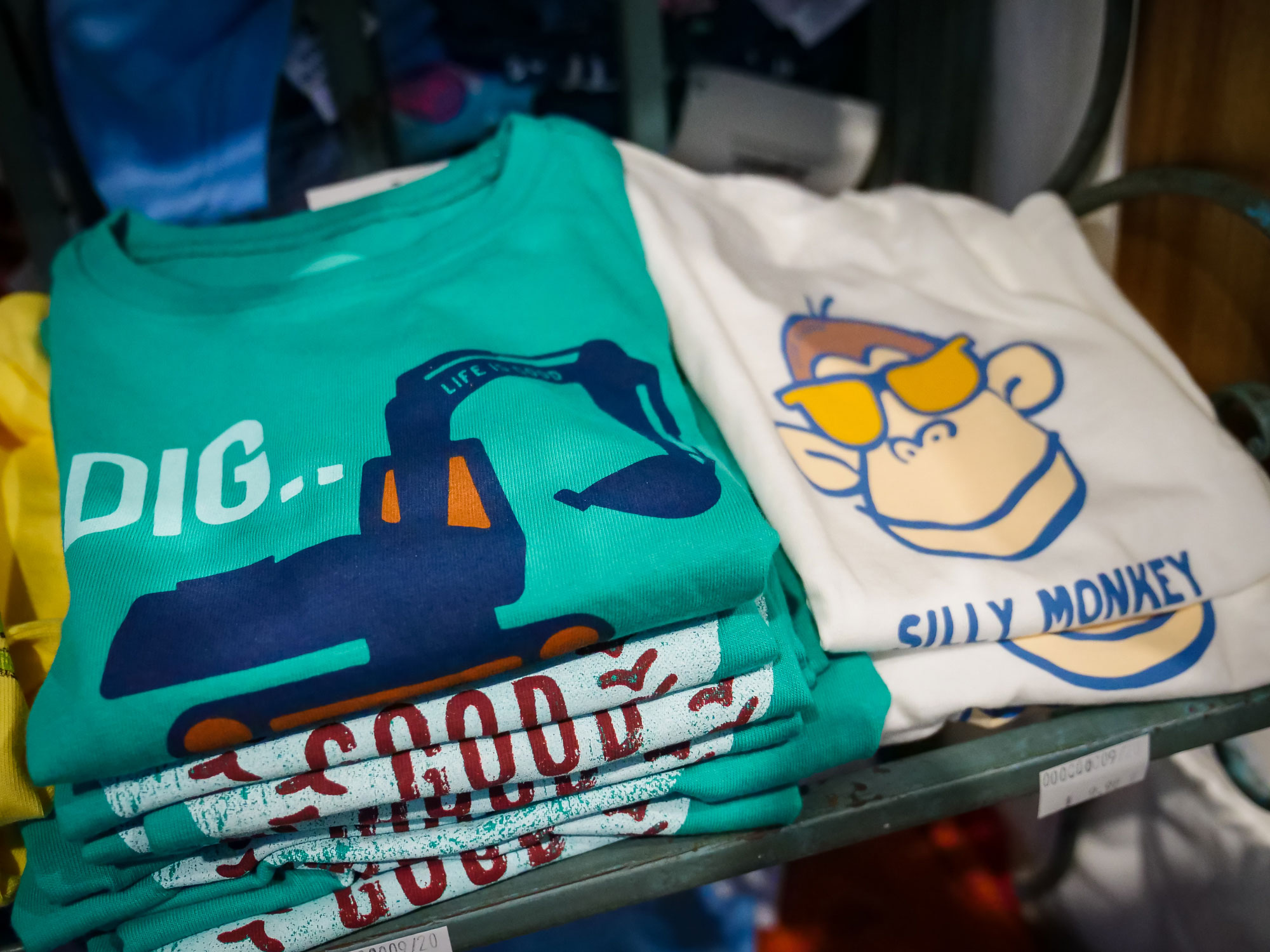kids shirts at lowry's store in harmony, nc