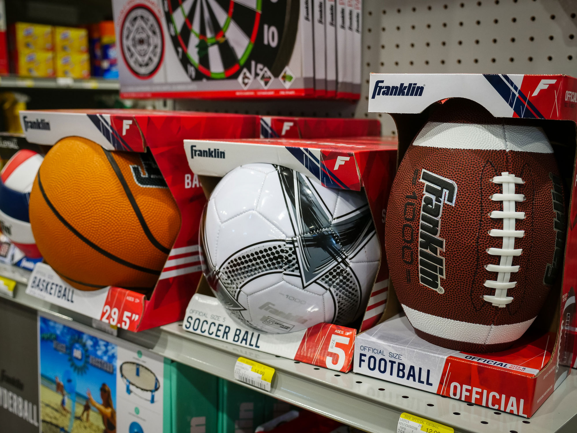 basketball, soccer ball, football at lowry's store in harmony, nc