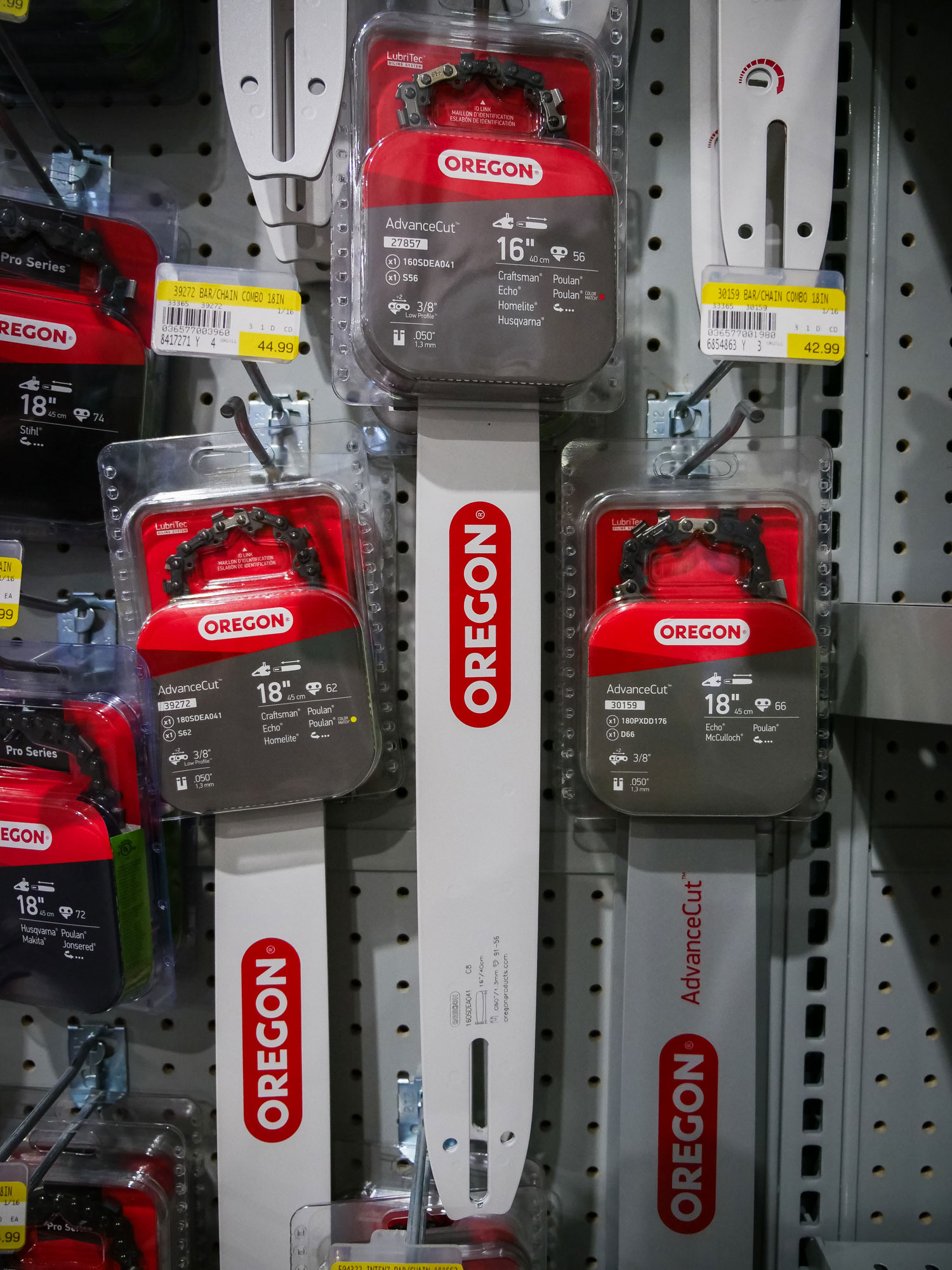 chain saw bars and chains