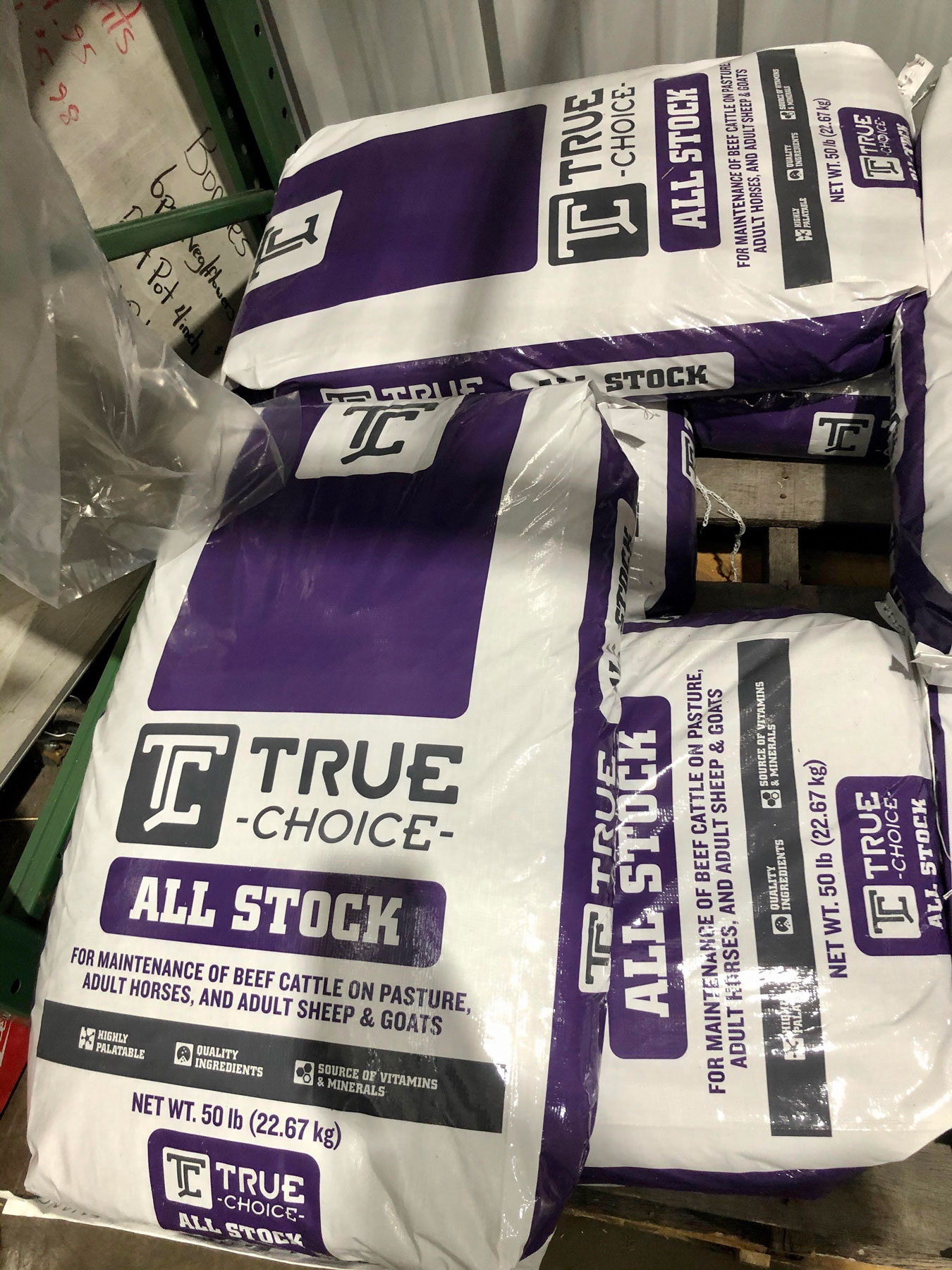 True Choice all stock feed